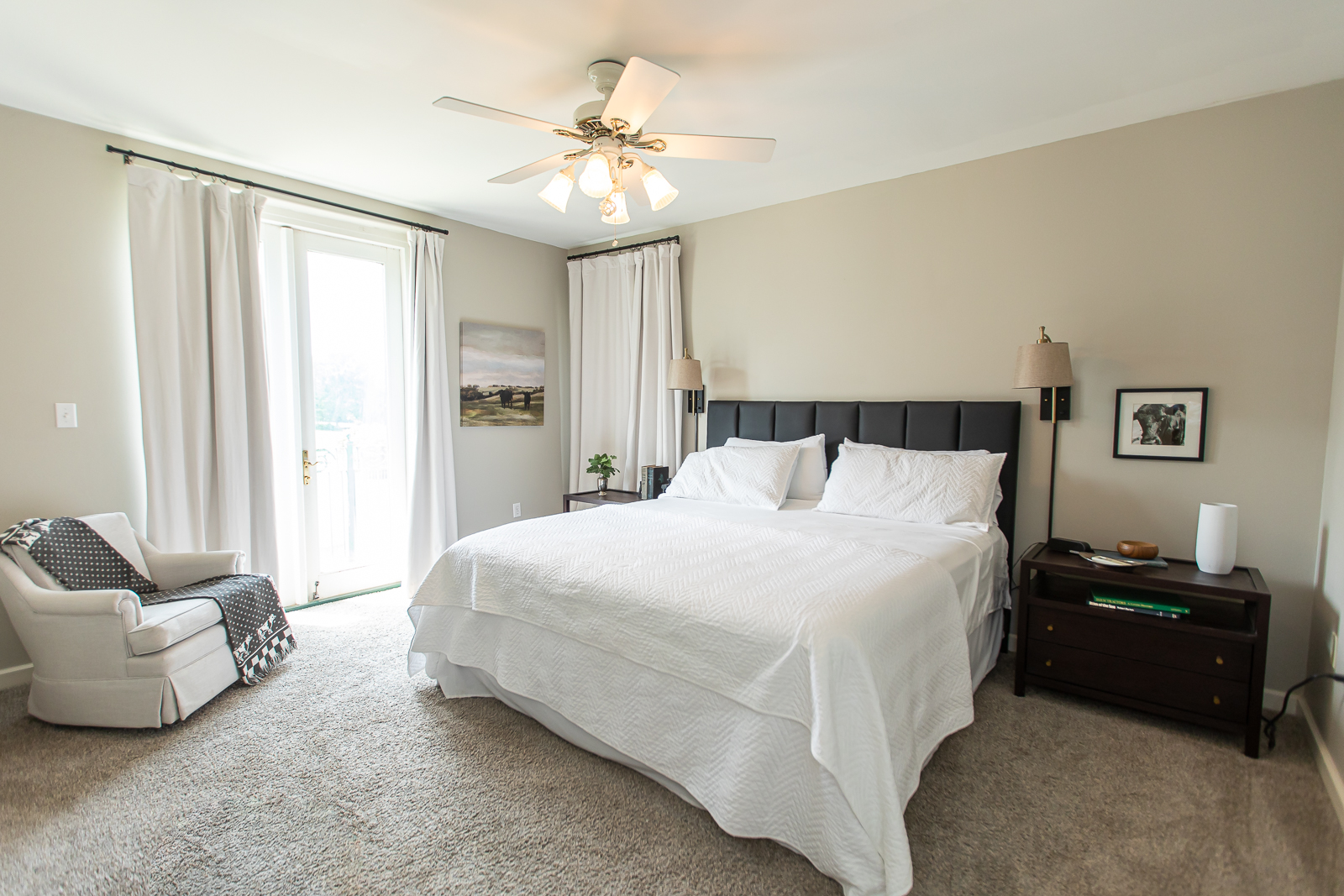 The Farm At Hickory Creek, Bedroom with queen bed